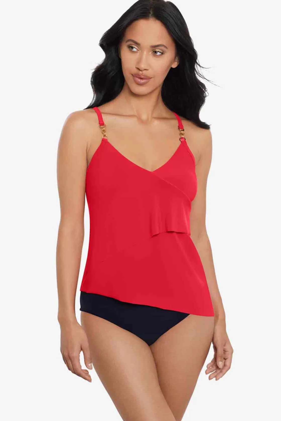 Chain Link Eliza Tankini Top | Miraclesuit Shop