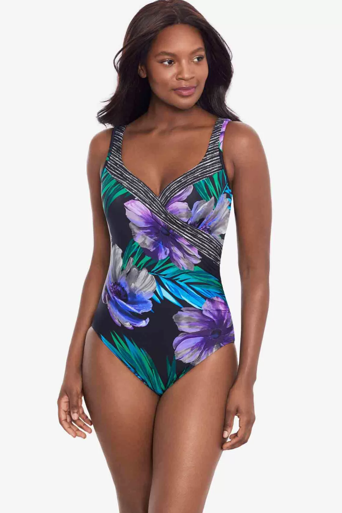 Flora Aura It's A Wrap One Piece Swimsuit | Miraclesuit Shop