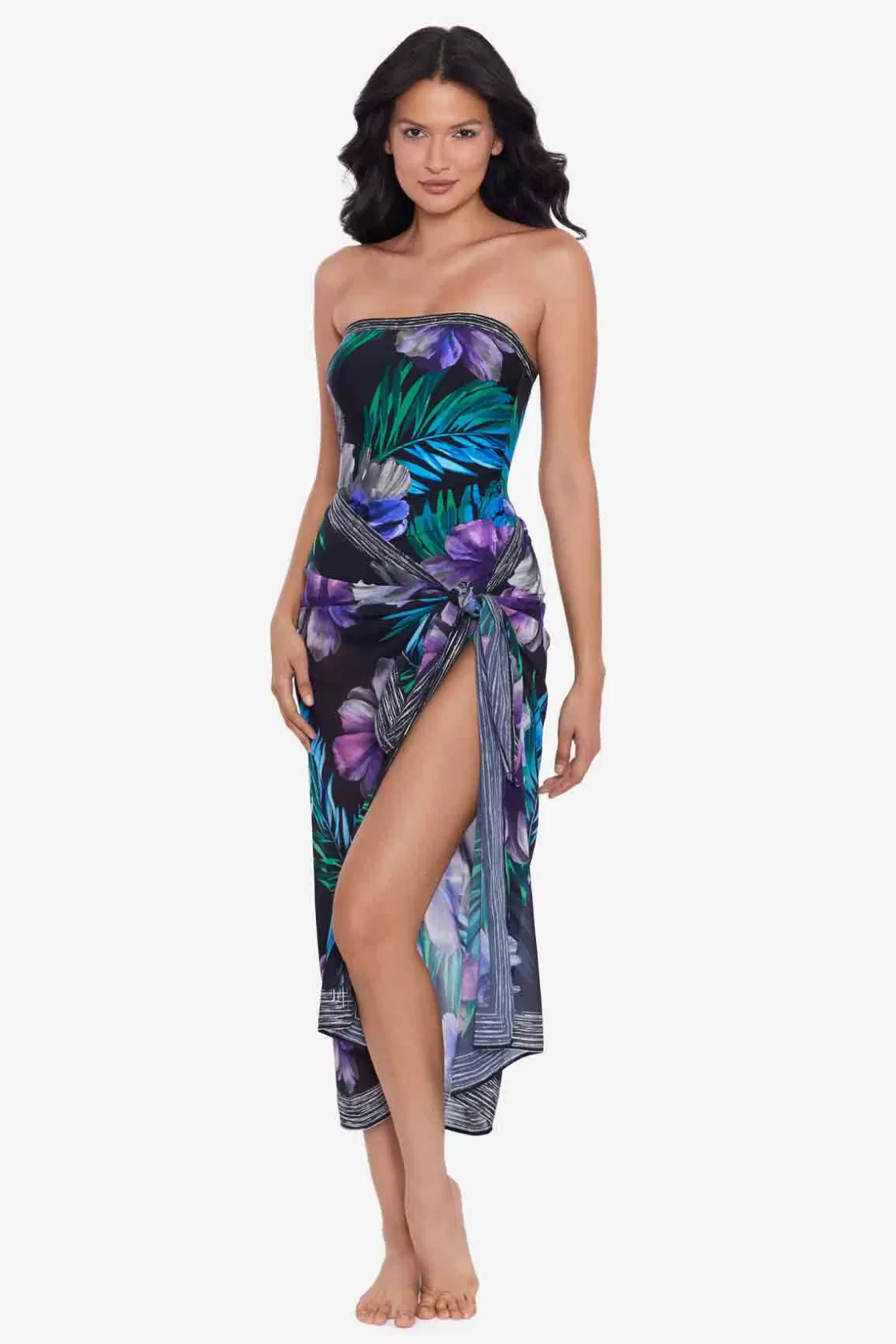 Flora Aura Scarf Pareo Swim Cover Up | Miraclesuit Discount