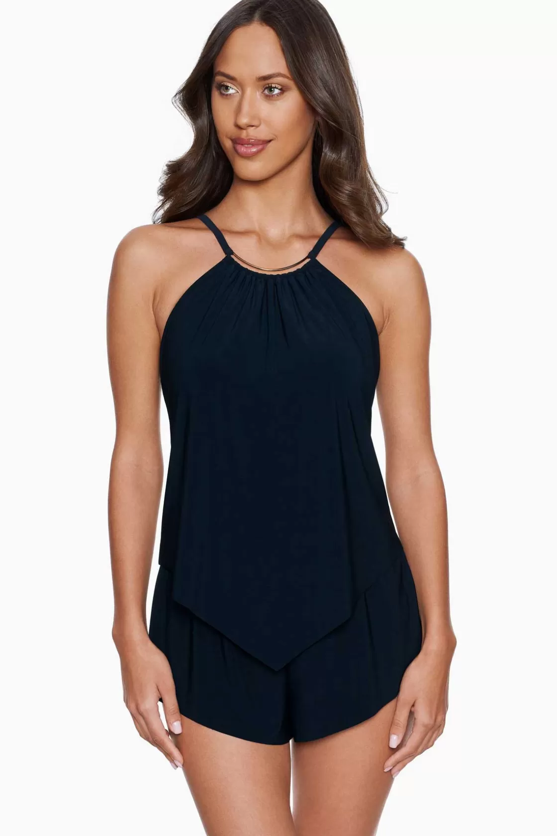 Halo Effect Goldie One Piece Romper Swimsuit | Miraclesuit Sale