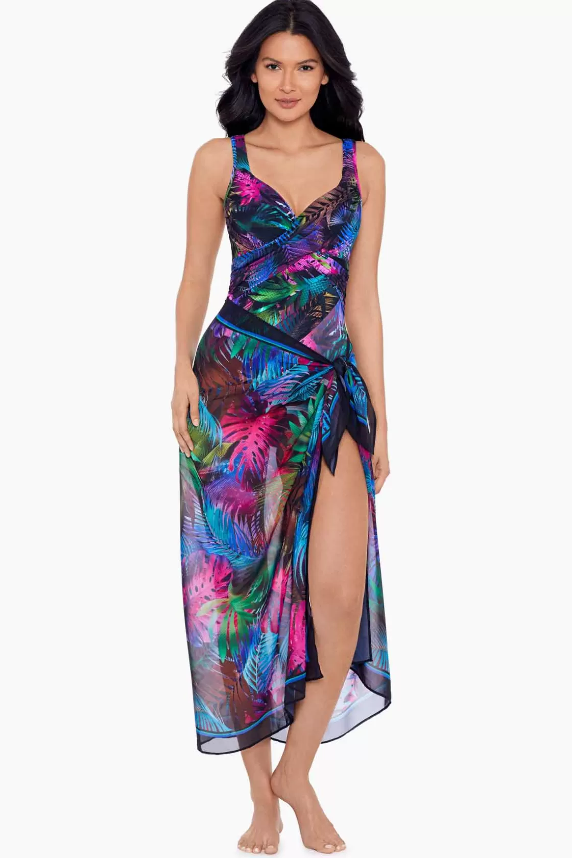 Pixel Palmas Scarf Pareo Swim Cover Up | Miraclesuit Cheap