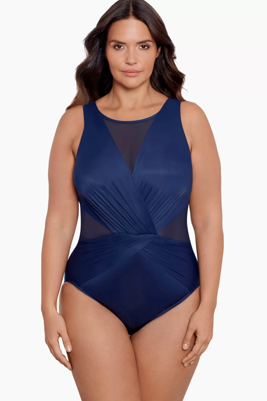 Plus Size Illusionists Palma One Piece Swimsuit | Miraclesuit Discount