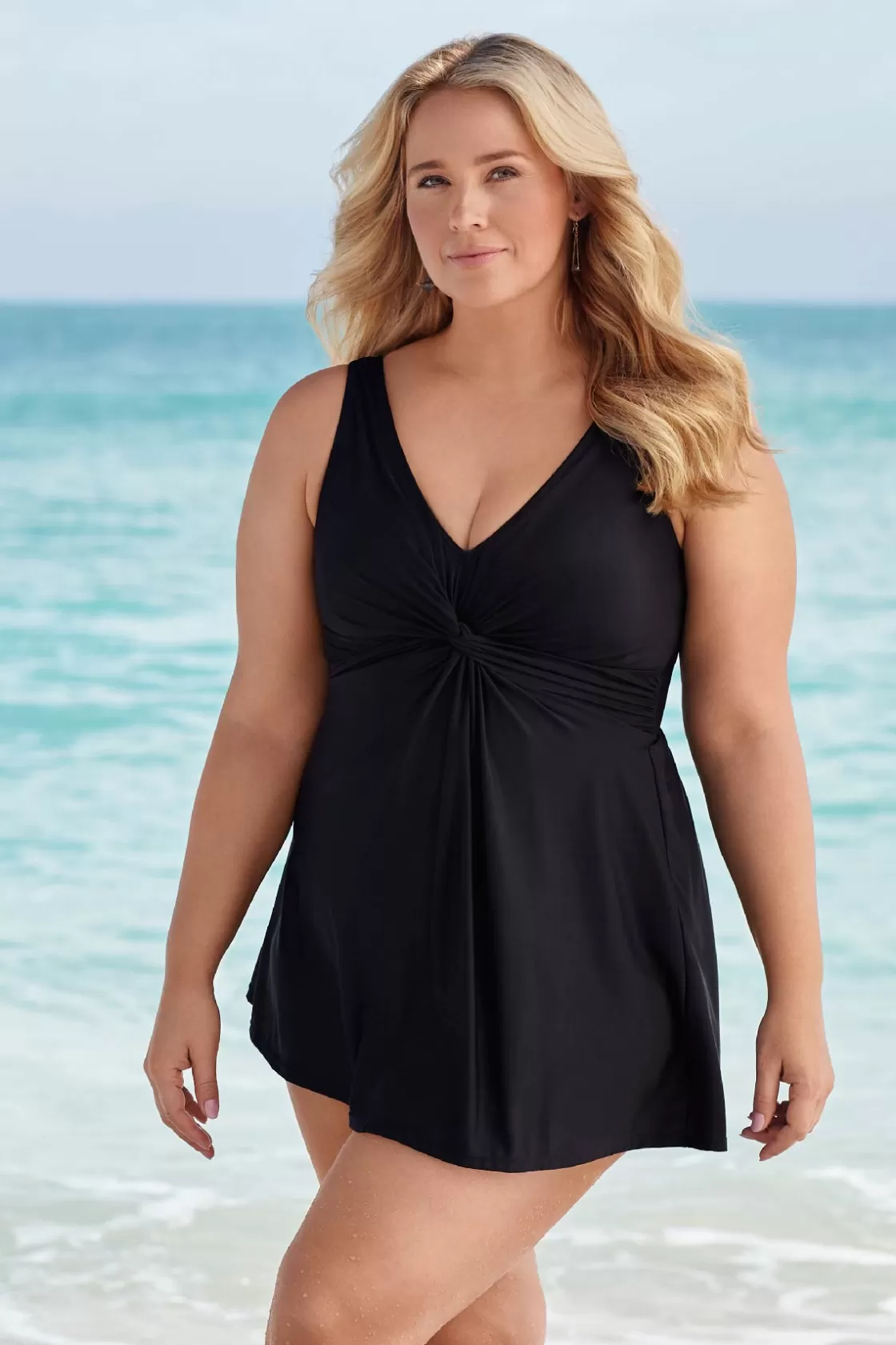 Plus Size Must Haves Marais One Piece Swim Dress | Miraclesuit Discount