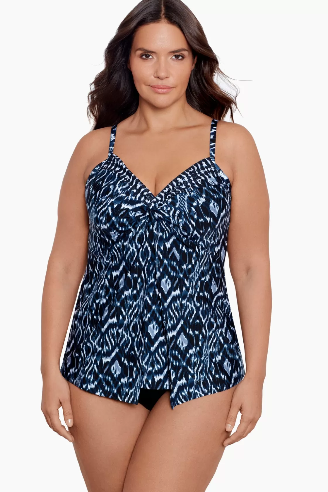 Plus Size Palatium Love Knot Tankini Top | Miraclesuit Cheap