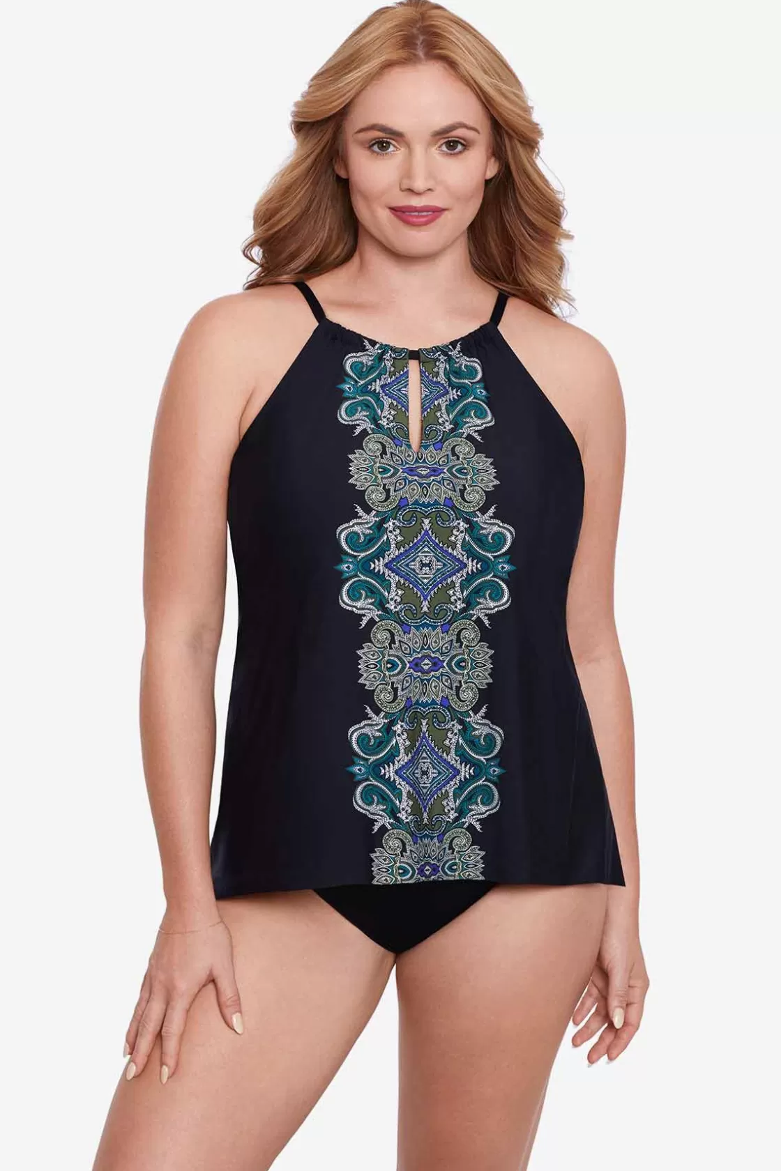 Plus Size Precioso Peephole Tankini Top | Miraclesuit Shop