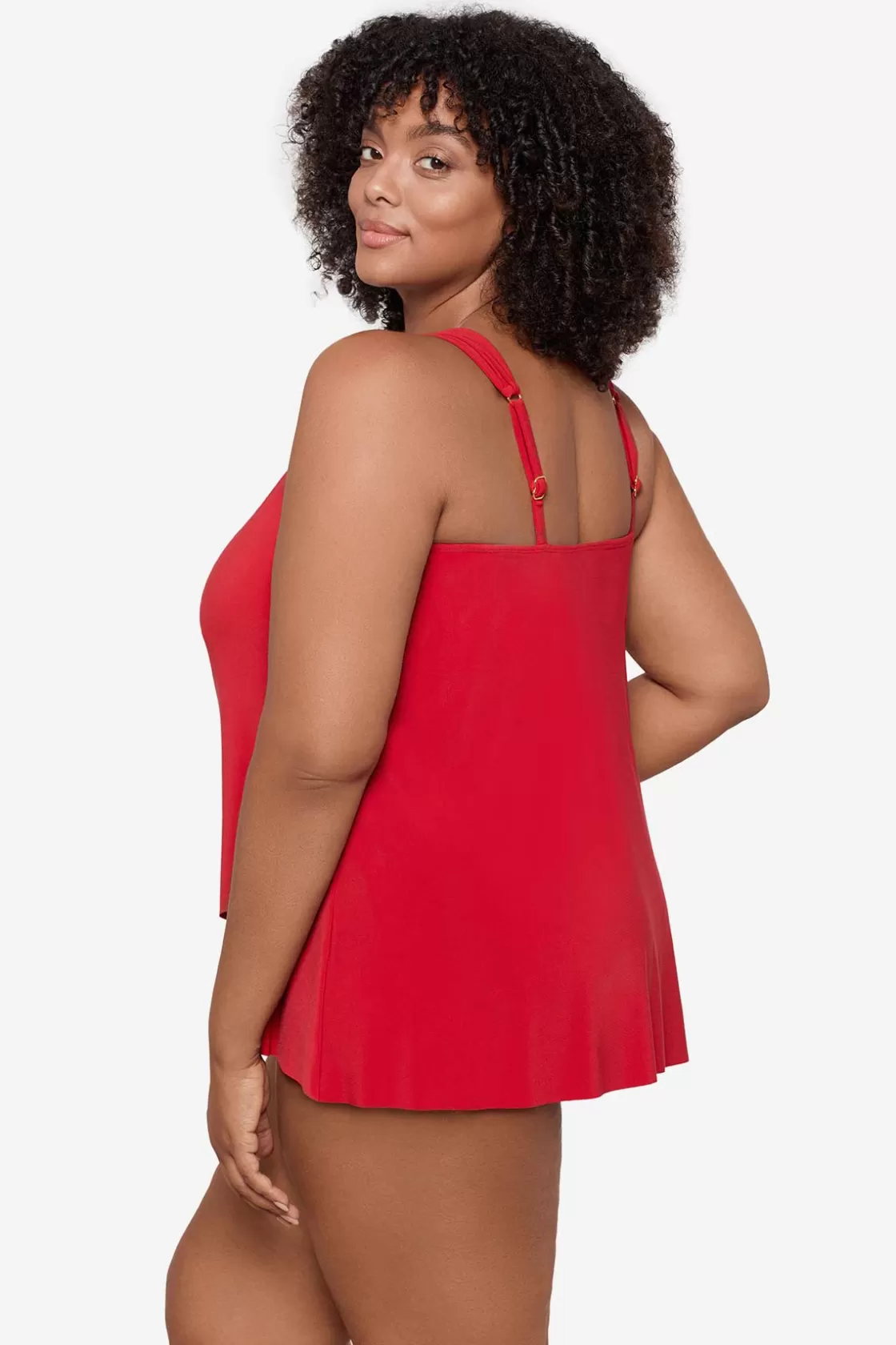 Plus Size Razzle Dazzle Underwire Tankini Top | Miraclesuit Best