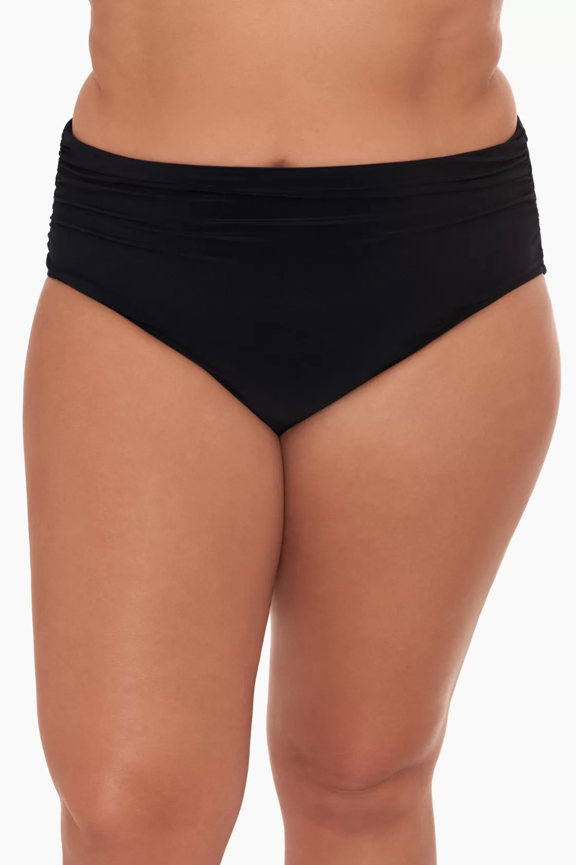 Plus Size Shirred Jersey Swim Bottom | Miraclesuit New