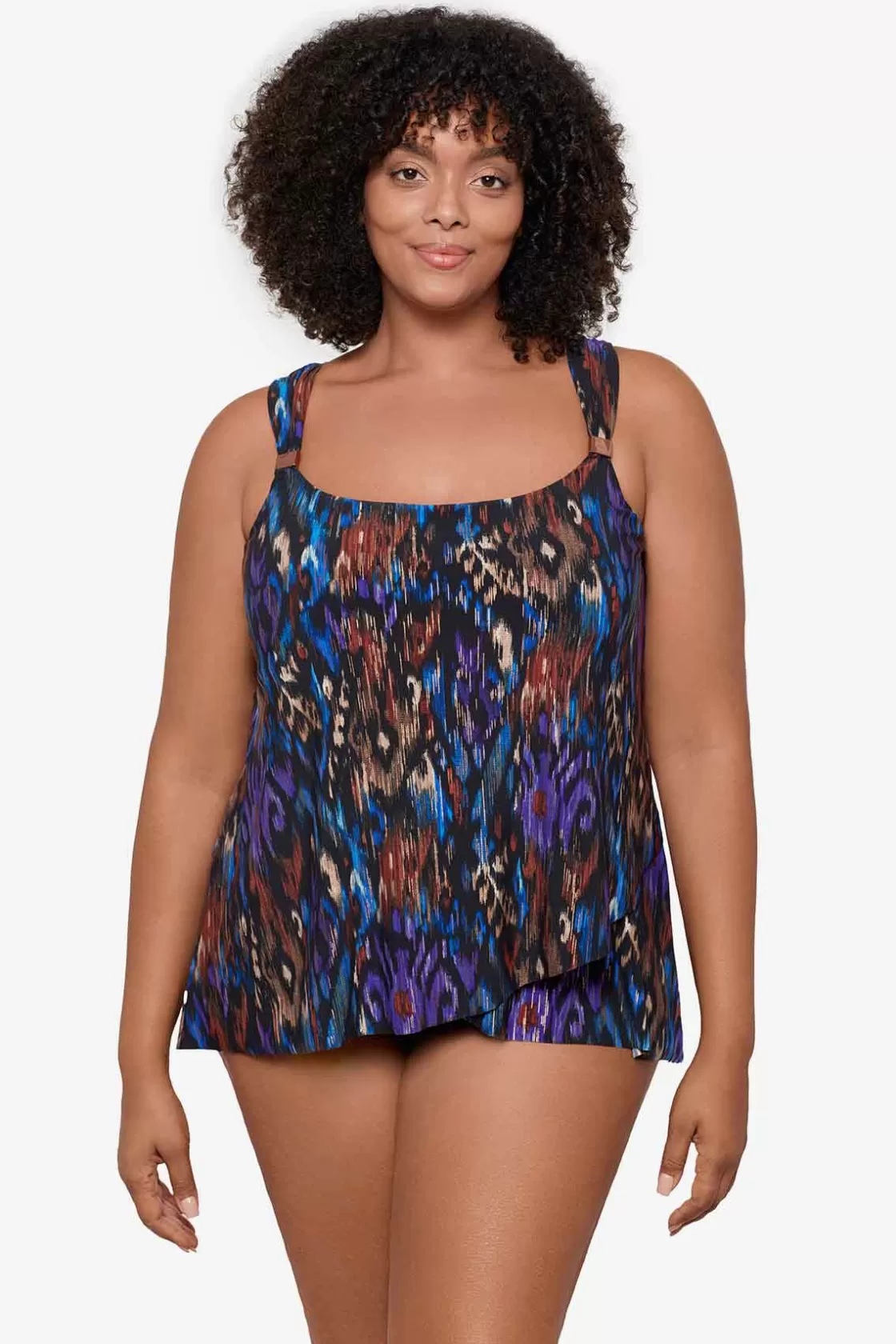 Plus Size Tapiz Dazzle Tankini Top | Miraclesuit New