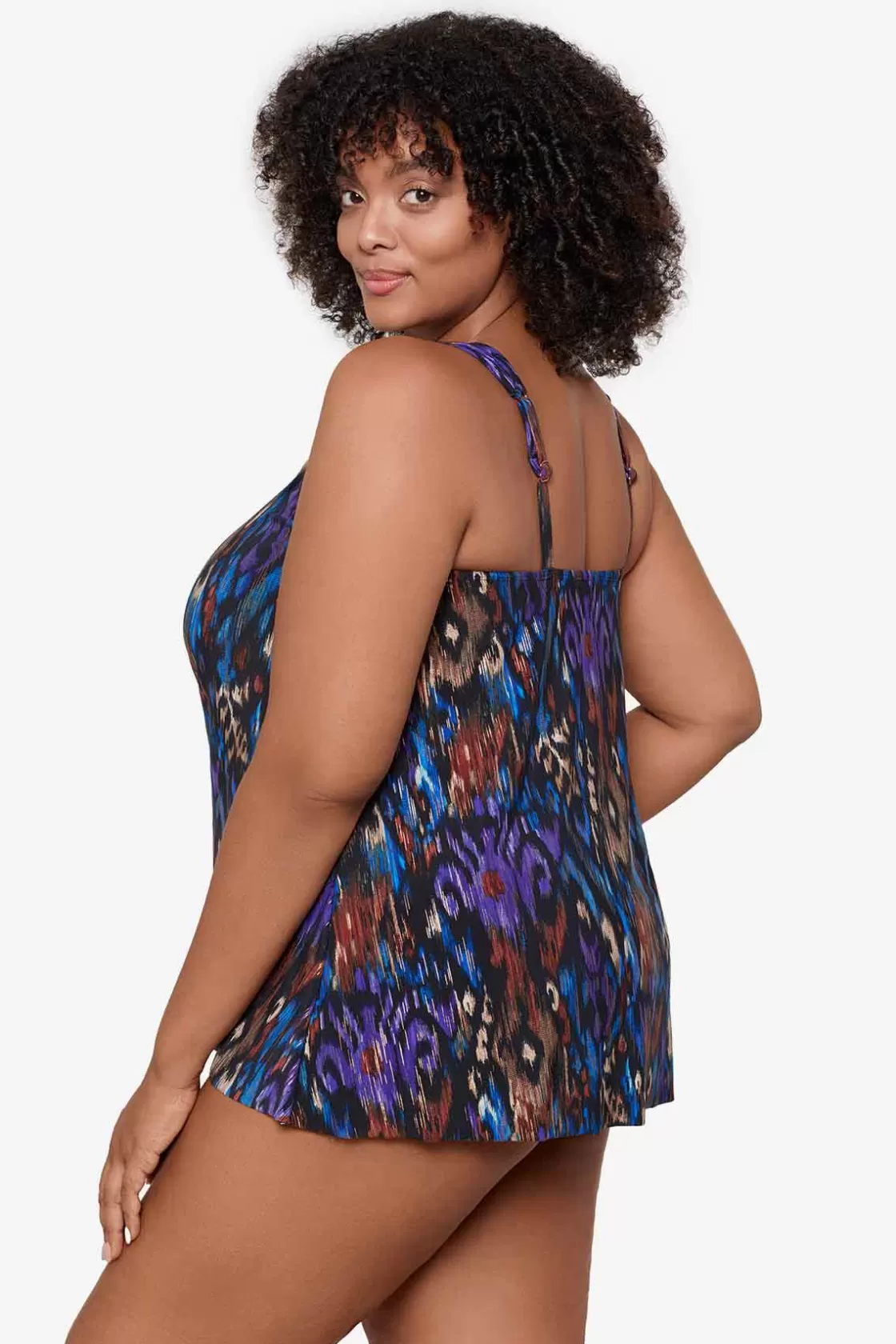 Plus Size Tapiz Dazzle Tankini Top | Miraclesuit New