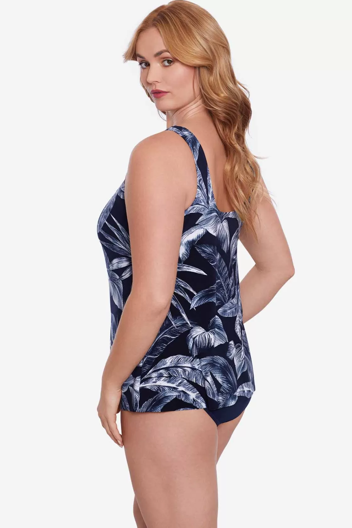 Plus Size Tropica Toile Ursula Tankini Top | Miraclesuit Hot