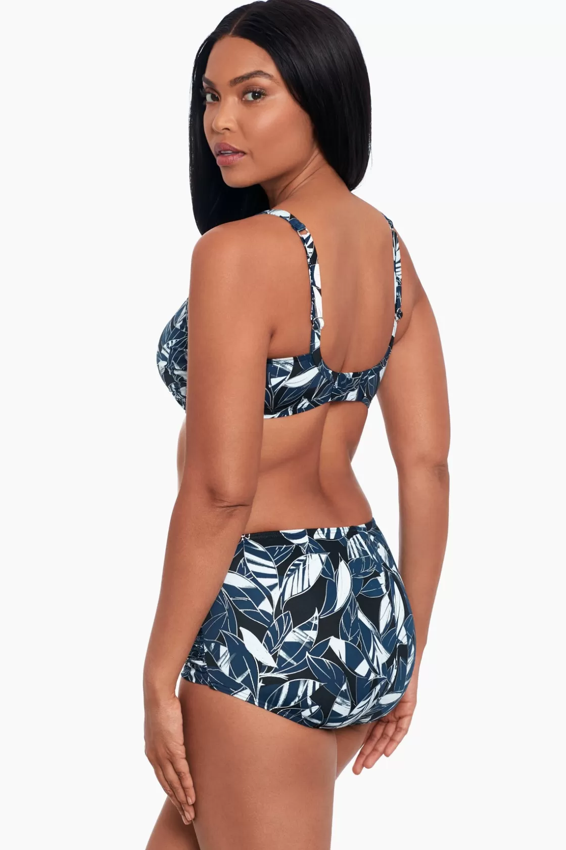 Shimmer Shadows Norma Jean Retro Swim Bottom | Miraclesuit New