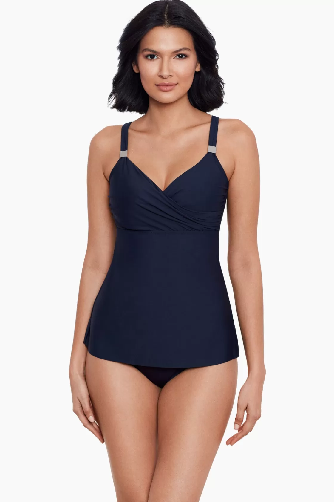 Surplice Underwire Tankini Top D-DDD Cups | Miraclesuit Outlet