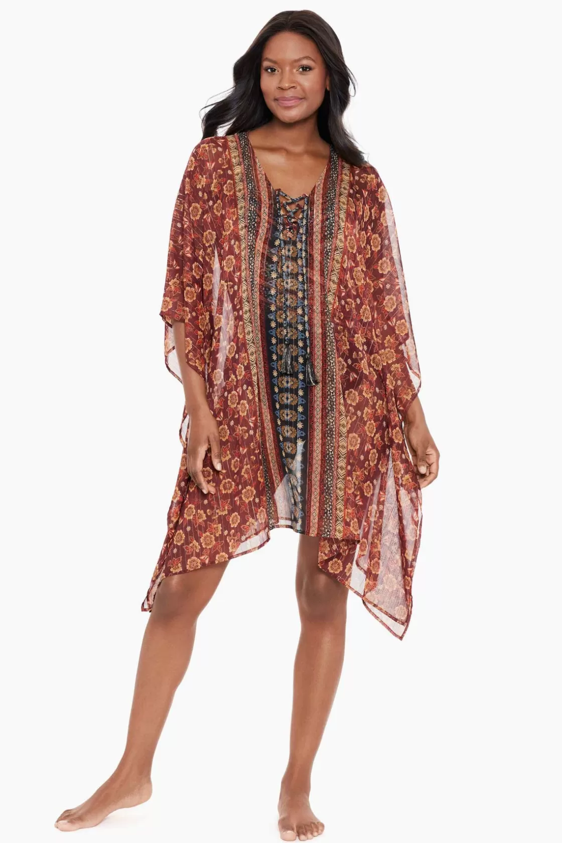 Zwina Caftan Swim Cover Up | Miraclesuit New